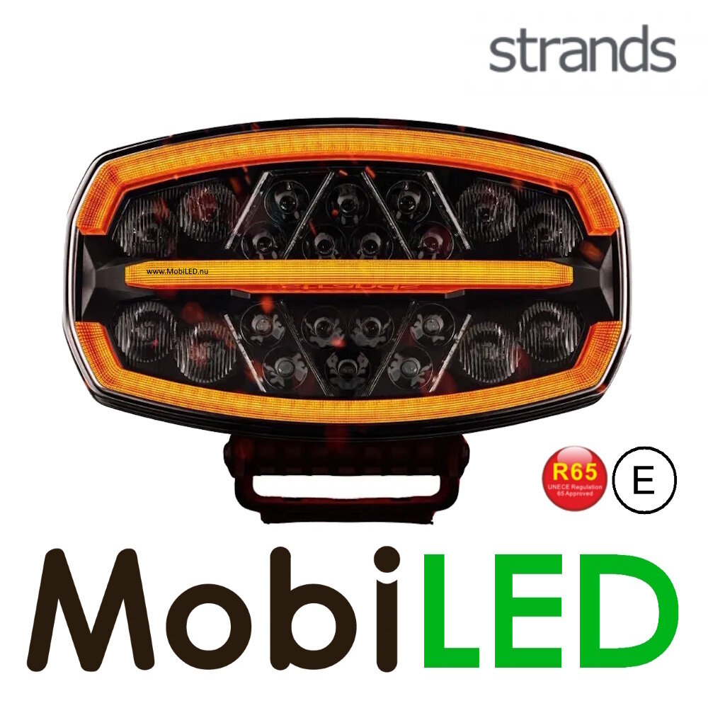 Strands Strands Firefly One feu de position ambre/blanc et flash 9 pouces E-marque Strands Strands Firefly One feu de position ambre/blanc et flash 9 pouces E-marque