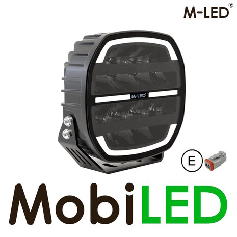 M-LED M-LED Phoenix combo with amber and white position light 7 inch E-mark