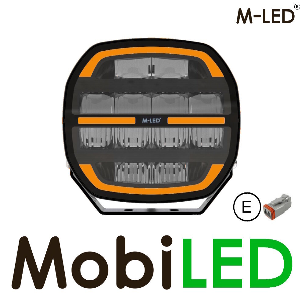 M-LED M-LED Phoenix combo met amber en wit positielicht 7 inch E-keur M-LED M-LED Phoenix combo met amber en wit positielicht 7 inch E-keur
