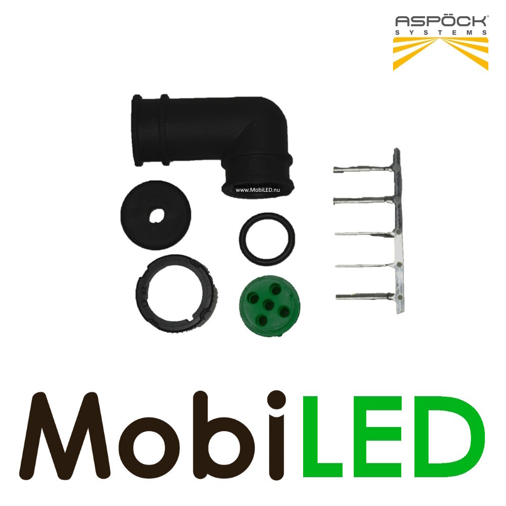 Aspöck Aspock 5 polige bajonet haaks Rechts