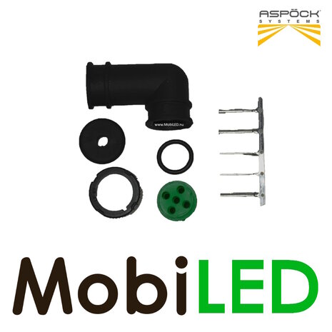 Aspöck Aspock 5 polige bajonet haaks Rechts