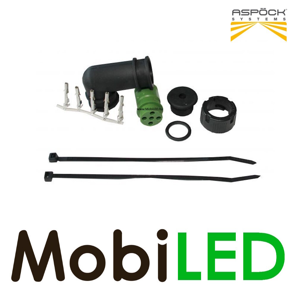 Aspöck Baïonnette Aspock à 5 broches coudée Droite Aspöck Baïonnette Aspock à 5 broches coudée Droite