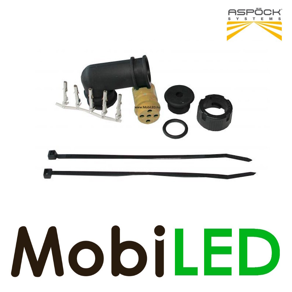 Aspöck Baïonnette Aspock à 5 broches coudée Gauche Aspöck Baïonnette Aspock à 5 broches coudée Gauche