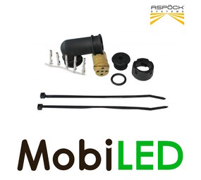 Aspöck Baïonnette Aspock à 5 broches coudée Gauche Aspöck Baïonnette Aspock à 5 broches coudée Gauche