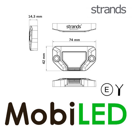 Strands Strands Unity rock light amber E-marque