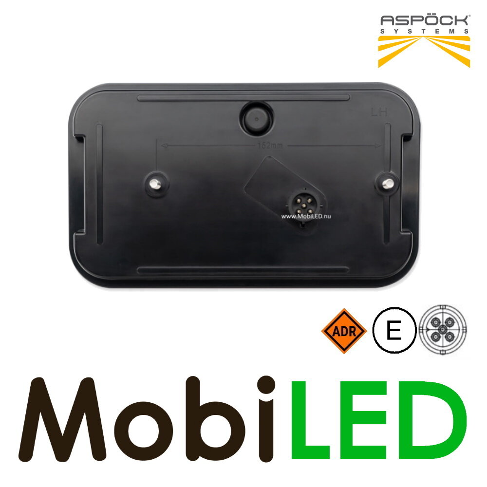 Aspöck Feux arrière Aspöck MultiLed IV Éclairage de plaque d'immatriculation (ensemble gauche et droit)