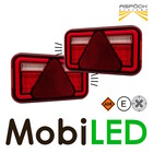 Aspöck Feux arrière Aspöck MultiLed IV Éclairage de plaque d'immatriculation (ensemble gauche et droit)