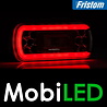 Fristom Fristom FT-130 Jeu de feux arrière Neon look avec éclairage de la plaque baïonnette E-marque Fristom Fristom FT-130 Jeu de feux arrière Neon look avec éclairage de la plaque baïonnette E-marque