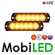 M-LED M-LED 2 Flitsers amber 6 led met aansluitdoos Dark look E-keur M-LED M-LED 2 Flitsers amber 6 led met aansluitdoos Dark look E-keur