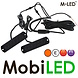 M-LED M-LED 2 Flitsers amber 6 led met aansluitdoos Dark look E-keur M-LED M-LED 2 Flitsers amber 6 led met aansluitdoos Dark look E-keur