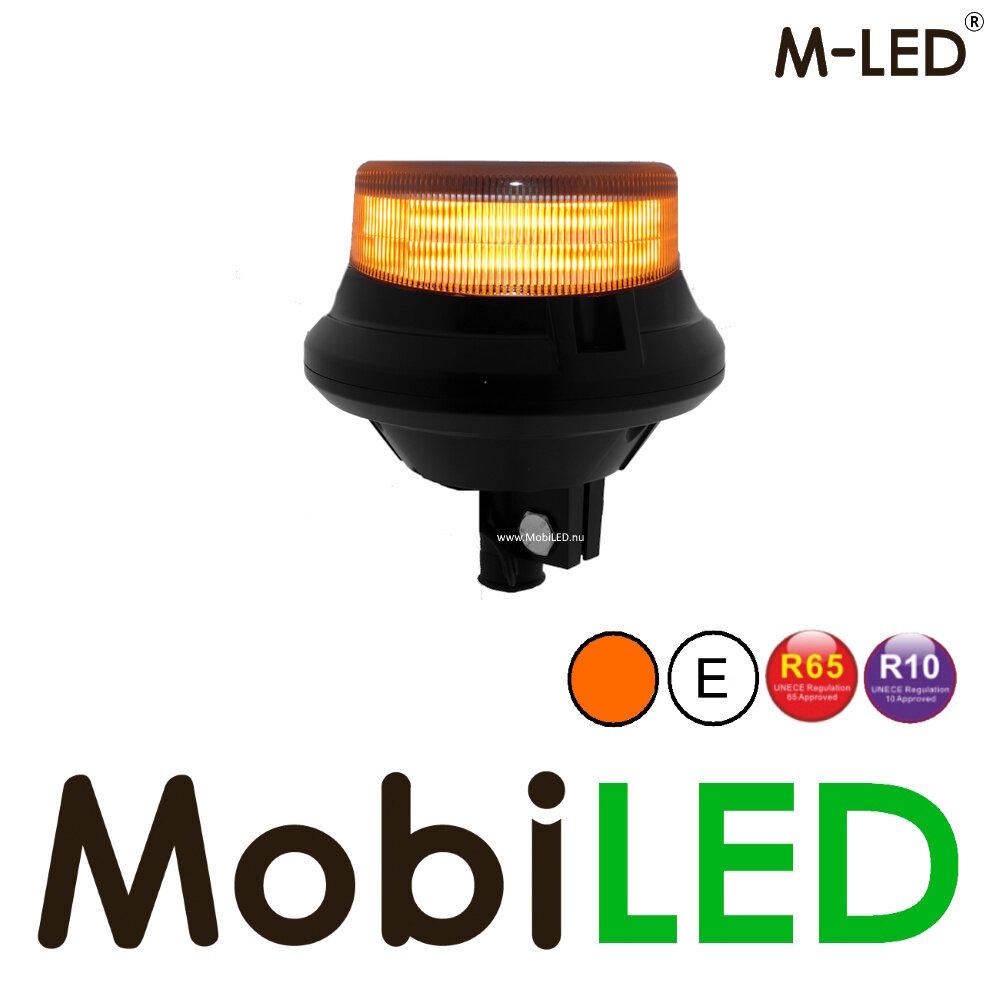 M-LED M-LED Balise rotative / lampe flash montage DIN lentille sombre E-marque