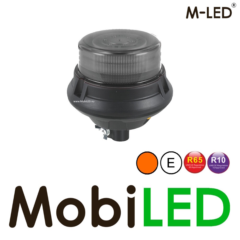 M-LED M-LED Zwaailamp / flitslamp DIN montage dark lens E-keur M-LED M-LED Zwaailamp / flitslamp DIN montage dark lens E-keur