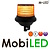 M-LED Beacon / flash lamp DIN mounting dark lens