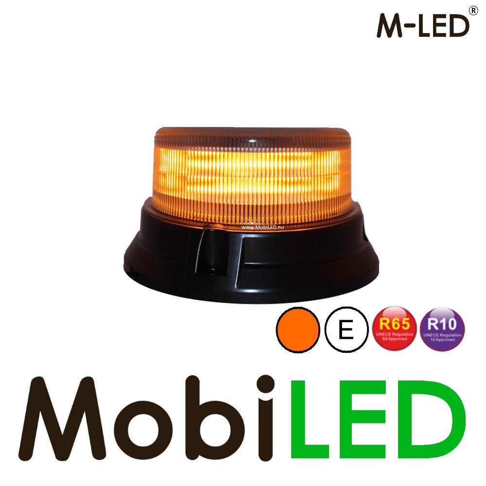 M-LED M-LED Balise / lampe flash montage fixe lentille sombre E-marque