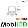 M-LED M-LED Zwaailamp / flitslamp  vaste montage dark lens E-keur