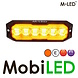 M-LED M-LED Flasher amber with Halo ring amber smoke E-mark M-LED M-LED Flasher amber with Halo ring amber smoke E-mark