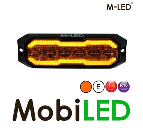M-LED Flasher with amber Halo ring dark look amber M-LED Flasher with amber Halo ring dark look amber