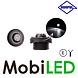 HORPOL Marker light White Graphite round mounting E-mark HORPOL Marker light White Graphite round mounting E-mark