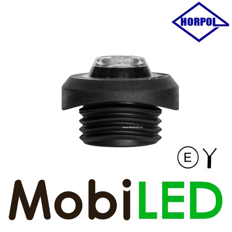 HORPOL Marker light amber Graphite round mounting E-mark HORPOL Marker light amber Graphite round mounting E-mark