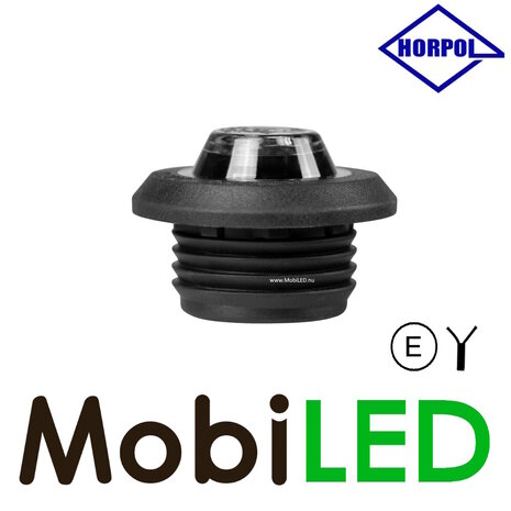 HORPOL Marker light red Graphite flat mounting E-mark