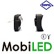 HORPOL Markering slim line 4 leds Graphite Wit 12-24 volt E-keur HORPOL Markering slim line 4 leds Graphite Wit 12-24 volt E-keur