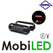 HORPOL Marking slim line 4 LEDs red graphite 12-24 volts E-mark