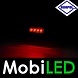 HORPOL Marking slim line 4 LEDs Graphite Red 12-24 volt E-mark HORPOL Marking slim line 4 LEDs Graphite Red 12-24 volt E-mark