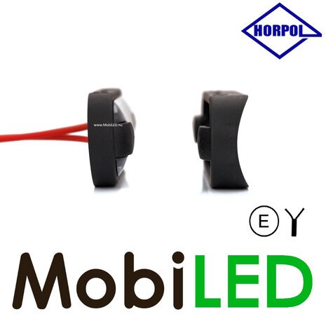 HORPOL Marquage Slim line 4 LED Graphite rouge 12-24 volts E-mark HORPOL Marquage Slim line 4 LED Graphite rouge 12-24 volts E-mark