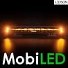 LEDSON Ledson Epix40+ LED bar with amber/white position light and flasher 390W E-mark