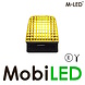 M-LED Volvo toplamp Yellow/White clear lens 10-30 volts M-LED Volvo toplamp Yellow/White clear lens 10-30 volts