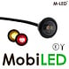 M-LED M-LED Marker light yellow/red dark look E-mark
