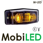 M-LED M-LED Feu de position brûleur double jaune/blanc style classique lentille dark