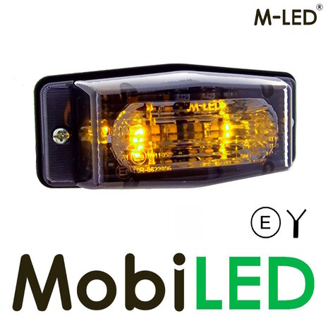 M-LED M-LED Feu de position brûleur double jaune/blanc style classique lentille dark M-LED M-LED Feu de position brûleur double jaune/blanc style classique lentille dark