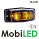 M-LED M-LED Feu de position double jaune/blanc Style classique lentille fumée M-LED M-LED Feu de position double jaune/blanc Style classique lentille fumée