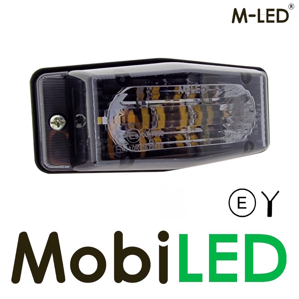 M-LED M-LED Feu de position brûleur double jaune/blanc style classique lentille dark M-LED M-LED Feu de position brûleur double jaune/blanc style classique lentille dark