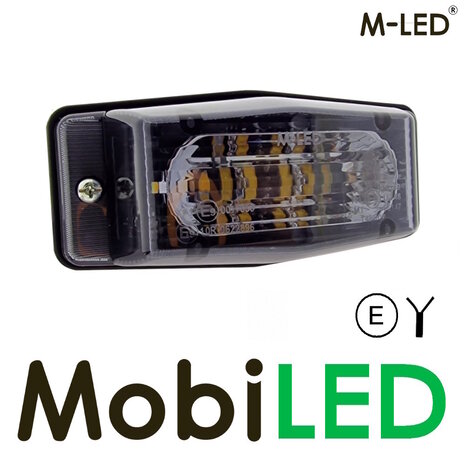 M-LED M-LED Feu de position brûleur double jaune/blanc style classique lentille dark M-LED M-LED Feu de position brûleur double jaune/blanc style classique lentille dark