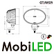 Crawer Crawer lampe de travail 65W ovale EMC Crawer Crawer lampe de travail 65W ovale EMC