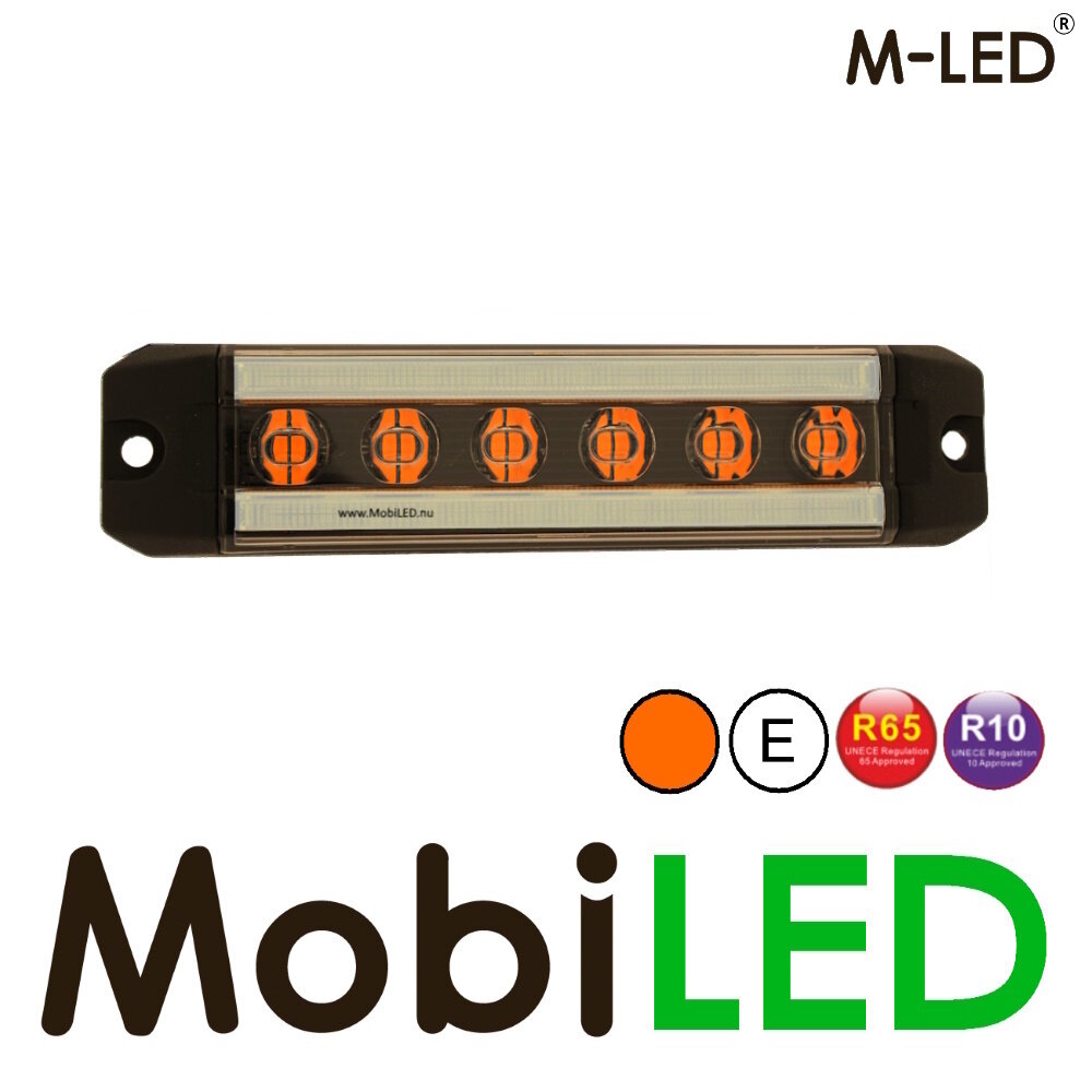 M-LED M-LED Flitser amber met positielicht wit E-keur