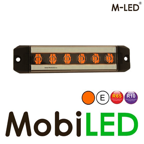 M-LED M-LED Flasher amber with position light white E-mark