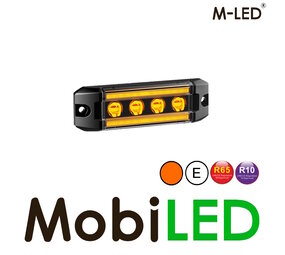 M-LED Flitser met amber positielicht amber