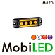 M-LED M-LED Flitser amber met positielicht amber E-keur M-LED M-LED Flitser amber met positielicht amber E-keur