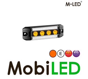 M-LED Flasher with white position light amber M-LED Flasher with white position light amber