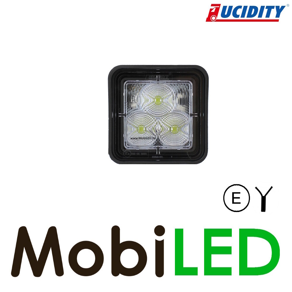 Lucidity Lucidity Lampe de travail 8,4W carré E-marque Lucidity Lucidity Lampe de travail 8,4W carré E-marque