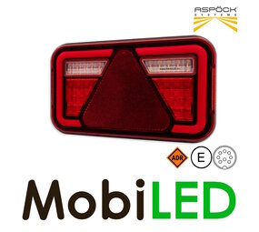 Aspöck MultiLed IV Rear light 5 functions 8pin bayonet NEON look ADR right Aspöck MultiLed IV Rear light 5 functions 8pin bayonet NEON look ADR right