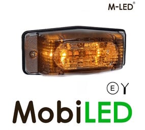 M-LED Feu de position brûleur double ambre/rouge style classique lentille transparente M-LED Feu de position brûleur double ambre/rouge style classique lentille transparente