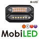 M-LED M-LED  Lampe combinée  Scene Light avec stroboscope Noire E-marque