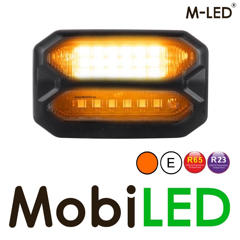 M-LED M-LED  Lampe combinée  Scene Light avec stroboscope Noire E-marque