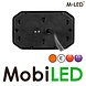 M-LED M-LED  Lampe combinée  Scene Light avec stroboscope Noire E-marque