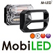 M-LED M-LED Combination lamp Scene Light with stroboscope Black E-mark M-LED M-LED Combination lamp Scene Light with stroboscope Black E-mark