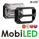 M-LED M-LED  Lampe combinée  Scene Light avec stroboscope Noire E-marque